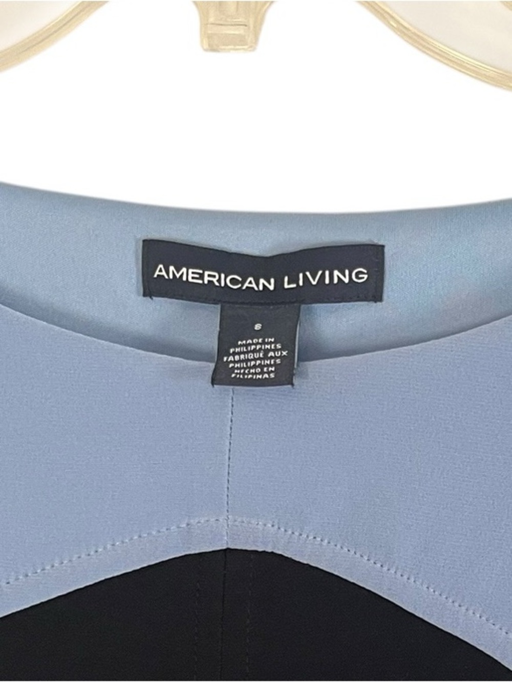 American Living Navy and Sky Blue Dress (size 8) - Picture 7 of 7